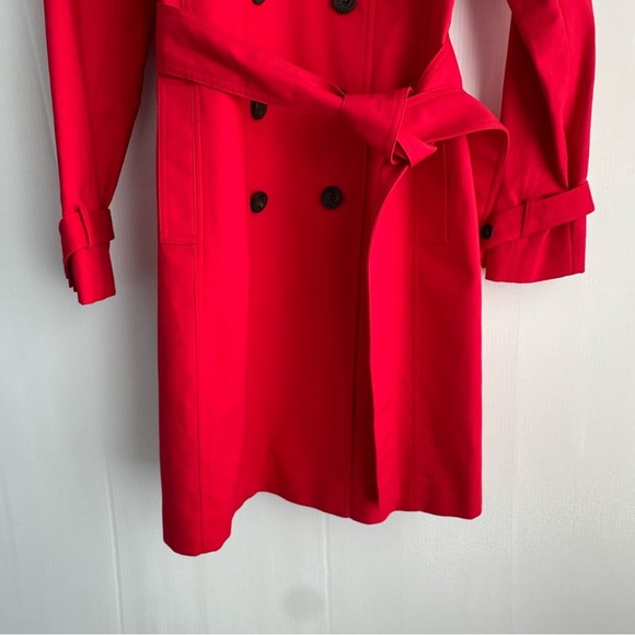 Hobbs Saskia trench coat red excellent condition size 6 - Picture 9 of 16